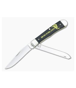 Case Trapper Don't Tread on Me Smooth Black 06090 - CA-06090 1