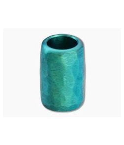 Ti Survival Titanium Lanyard Bead Textured Green Anodized - TS-060 1