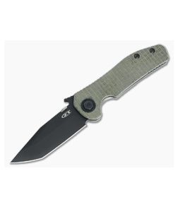 Zero Tolerance 0620 with Custom Light Green Micarta Grid Scale - ZT-0620-007 1