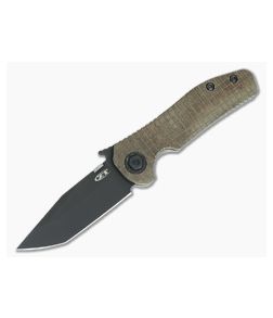 Zero Tolerance 0620 with Custom Natural Micarta Grid Scale - ZT-0620-008 1