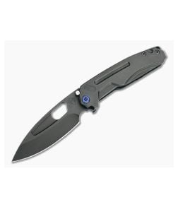 Medford Infraction Tumbled Black PVD S35VN Titanium Frame Lock Folder - MKT-062 1
