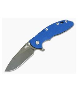 Hinderer XM-18 3.5" GEN 6 Skinny Slicer Black DLC Stonewash 20CV Blue G10 Tri-Way Pivot Flipper - HK-0639 1