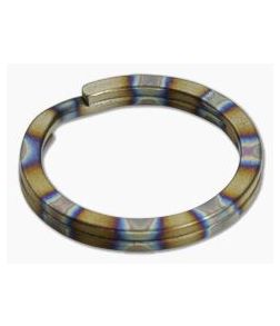 Ti Survival Titanium Split Ring 25mm Flamed Rings - TS-063 1