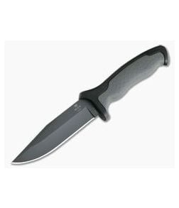 Buck Nighthawk Small Gray Cerakote Clip Point Tactical Fixed Blade 655GYS - BU-0655GYS 1