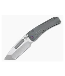 Medford Slim Midi Tanto Tumbled S35VN Black PVD Titanium Frame Lock Folder - MKT-065 1