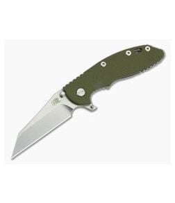 Hinderer Knives XM-18 3.5" Fatty Wharncliffe GEN 6 Tri-Way Stonewashed 20CV OD Green - HK-0663 1
