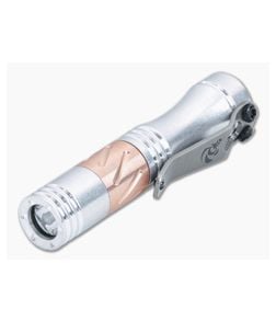 Laulima Metal Craft Hoku Flashlight Tumbled Aluminum & Copper 4500K Neutral White LED LMC-066 - LMC-066 1