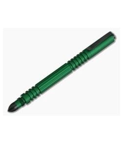 Hinderer Investigator Pen Matte Emerald Green Aluminum Black Hardware - HK-0672 1