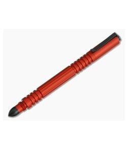 Hinderer Investigator Pen Matte Orange Aluminum Black Hardware - HK-0673 1