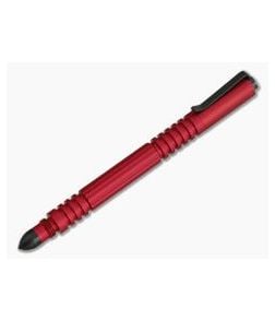 Hinderer Investigator Pen Matte Red Aluminum Black Hardware - HK-0675 1