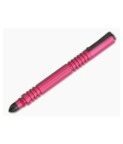 Hinderer Investigator Pen Matte Pink Aluminum Black Hardware - HK-0676 1