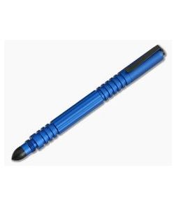 Hinderer Investigator Pen Matte Blue Aluminum Black Hardware - HK-0678 1