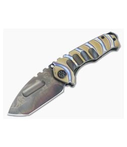 Medford Praetorian Genesis Ti Tanto Vulcan 3V Faced Flamed Bronze Titanium Frame Lock Folder - MKT-069 1