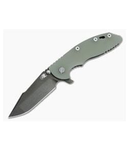 Hinderer XM-18 3.5" Tri-Way Flipper Harpoon Spanto Stonewashed Black DLC S35VN Translucent G10 - HK-0692 1