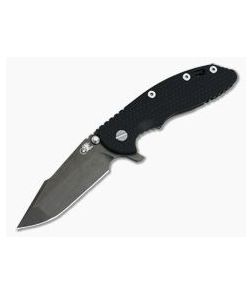 Hinderer XM-18 3.5" Tri-Way Flipper Harpoon Spanto Stonewashed Black DLC S35VN Black G10 - HK-0693 1