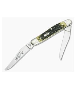 Case Family Set Engraved Olive Green Bone Muskrat - CA-06966L 1