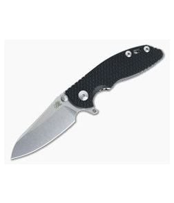 Hinderer XM-18 3" Skinny Sheepsfoot Liner Lock Stonewashed 20CV Black G10 Tri-Way Pivot Flipper - HK-0698 1