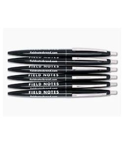 Field Notes Clic Pen 6-Pack Black Ink Pens - FN-06B 1