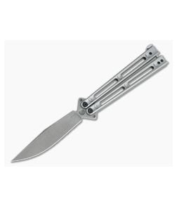 Boker Plus Papillon Balisong Stonewashed D2 Stainless Steel Butterfly Knife 06EX111 - BO-06EX111 1