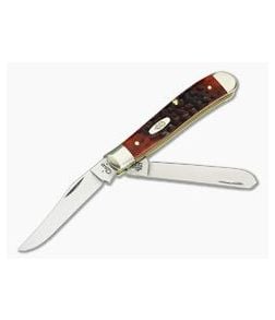 Case Chestnut Bone Jigged Mini Trapper CV 07012 - CA-07012 1