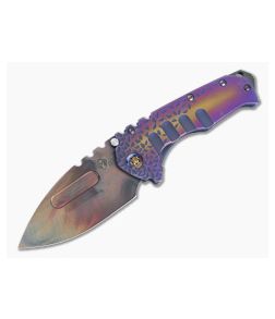 Medford Praetorian T Drop Point Vulcan S35VN Faced Flamed Falling Leaves Titanium Frame Lock Folder - MKT-071 1