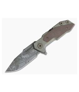 Hinderer Knives Full Track Spanto S35VN Battlefield Pickup FDE G10 Tri-Way Pivot Flipper 0725 - HK-0725 1