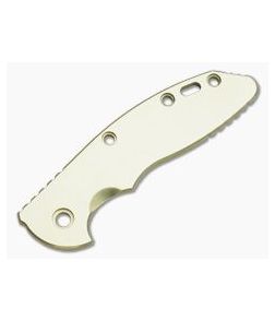 Hinderer Knives Satin Smooth Brass XM-18 3.5" Handle Scale - HK-0744 1