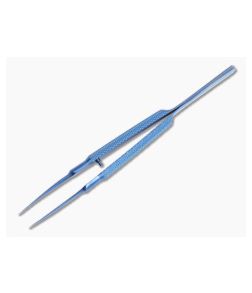 Maratac CountyComm Watch Makers Ultra Fine Tip Titanium Tweezers Blue Anodized - MAR-075 1