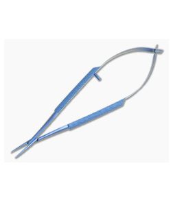 Maratac CountyComm Precise Ultra Fine Self Opening Titanium Tweezer Blue Anodized - MAR-077 1