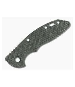 Hinderer Knives XM-18 3" Handle Scale Textured Green Canvas Micarta - HK-0786 1