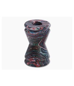 Dawson Machine Craft Peacemaker Crazy Fiber Hourglass Lanyard Bead - DMC-07 1