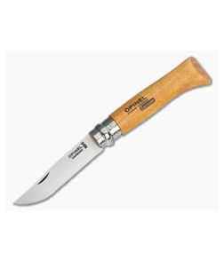 Opinel No 8 Carbon Steel Pocket Knife Beech Wood - OP-13080 1