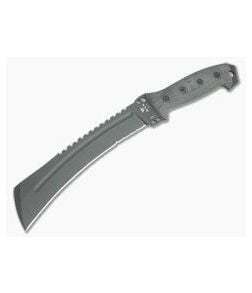 Buck Talon Chopper Sniper Grey Cerakote 5160 G10 Combat and Survival Fixed Blade 0808BKX - BU-0808BKX 1