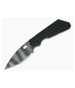 M. Strider Knives SMF Tanto Tiger Stripe 20CV Grooved Aluminum Flamed Titanium - MSK-082 1