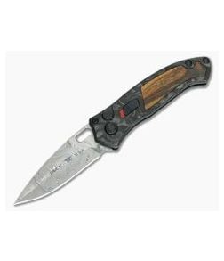 Buck 898 Impact Damasteel Marbled Carbon Fiber Ironwood Limited Edition Automatic 0898CFSLE - BU-0898CFSLE 1