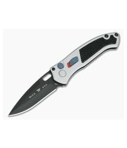 Buck Impact Crushed Silver Cerakote Aluminum Black S30V Automatic 898GYS1 - BU-0898GYS1 1
