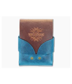 Willow Craft Goods Swaddle Leather Wallet Blue Raspberry And Sierra Colorway WCG-08 - WCG-08 1