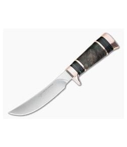 Buck 907 Expert Hunter Legacy LTD Walnut Buffalo Horn and Copper D2 Fixed Blade 0907WASLE - BU-0907WASLE 1