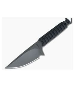 M. Strider Knives WP Hand Ground Spear Point Black PSF27 Black Paracord 093 - MSK-093 1
