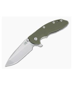 Hinderer XM-18 3.5" Stonewashed S45VN Spanto OD Green G10 Tri-Way Flipper 0958 - HK-0958 1