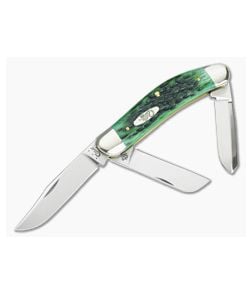 Case Sowbelly Bermuda Green Bone Pocket Worn - CA-09769 1