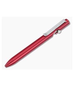 Tactile Turn Short Bolt Action Pen Aluminum Red - TT-10-BA2-AAL-BDR 1
