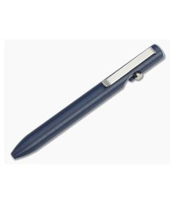 Tactile Turn Short Bolt Action Pen Tecaform Blue - TT-10-BA2-TEC-TTM 1