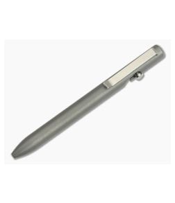 Tactile Turn Short Bolt Action Pen Stonewashed Titanium - TT-10-BA2-TTM-STW 1