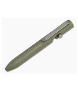 Tactile Turn Mini Bolt Action Pen OD Green G10 - TT-10-BA3-GG1-TTM 1