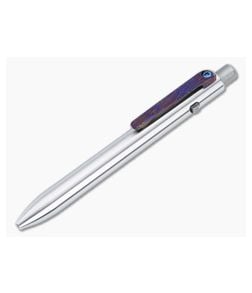 Tactile Turn Mini Side Click Pen Titanium TiMascus Clip - TT-10-SC3-TTM-DAM 1
