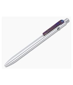 Tactile Turn Short Slim Side Click Pen Titanium TiMascus Clip - TT-10-SS2-TTM-DAM 1