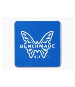 Benchmade Blue and White Butterfly Logo 1x1 Sticker 100930F - BM-100930F 1