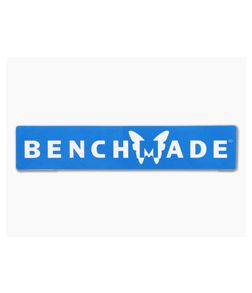 Benchmade Blue and White Wordmark Sticker 100934F - BM-100934F 1