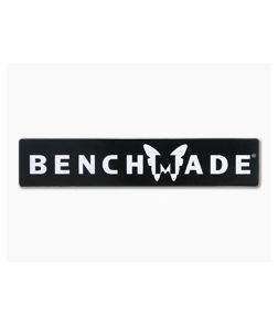 Benchmade Black and White Wordmark Sticker 100935F - BM-100935F 1